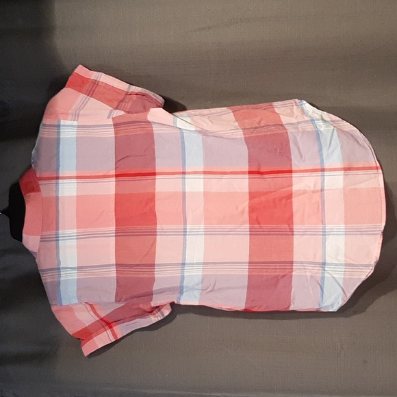 Summer plaid half button top - Picture 4 of 6